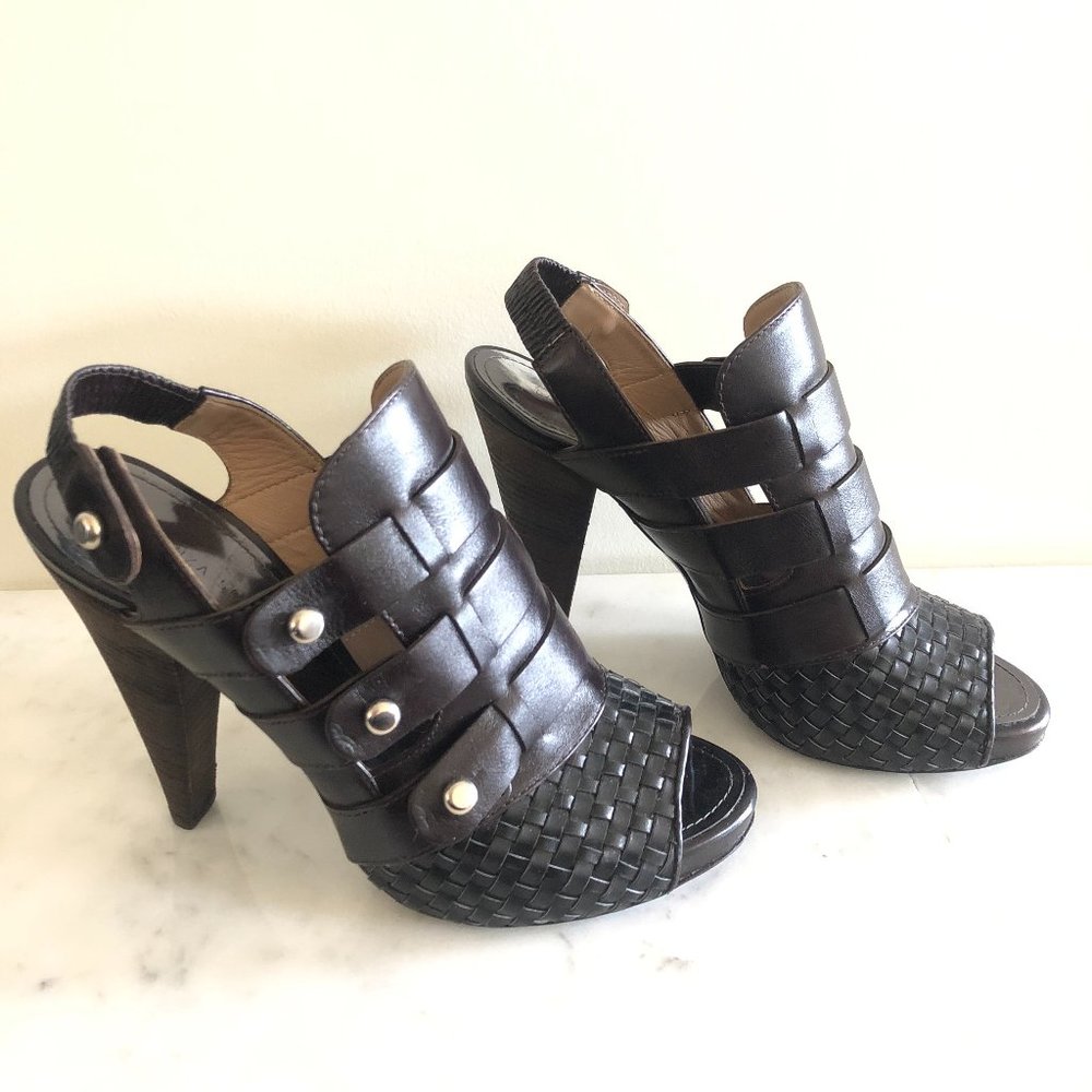 Proenza Schouler Womens Peep Toe Sandal Heel